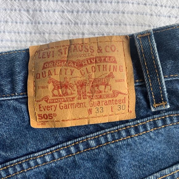 Levi's 505™ REGULAR FIT MEN'S JEANS - Picture 4 of 5